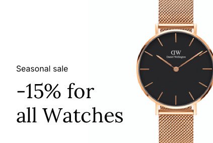 -15% for all watches